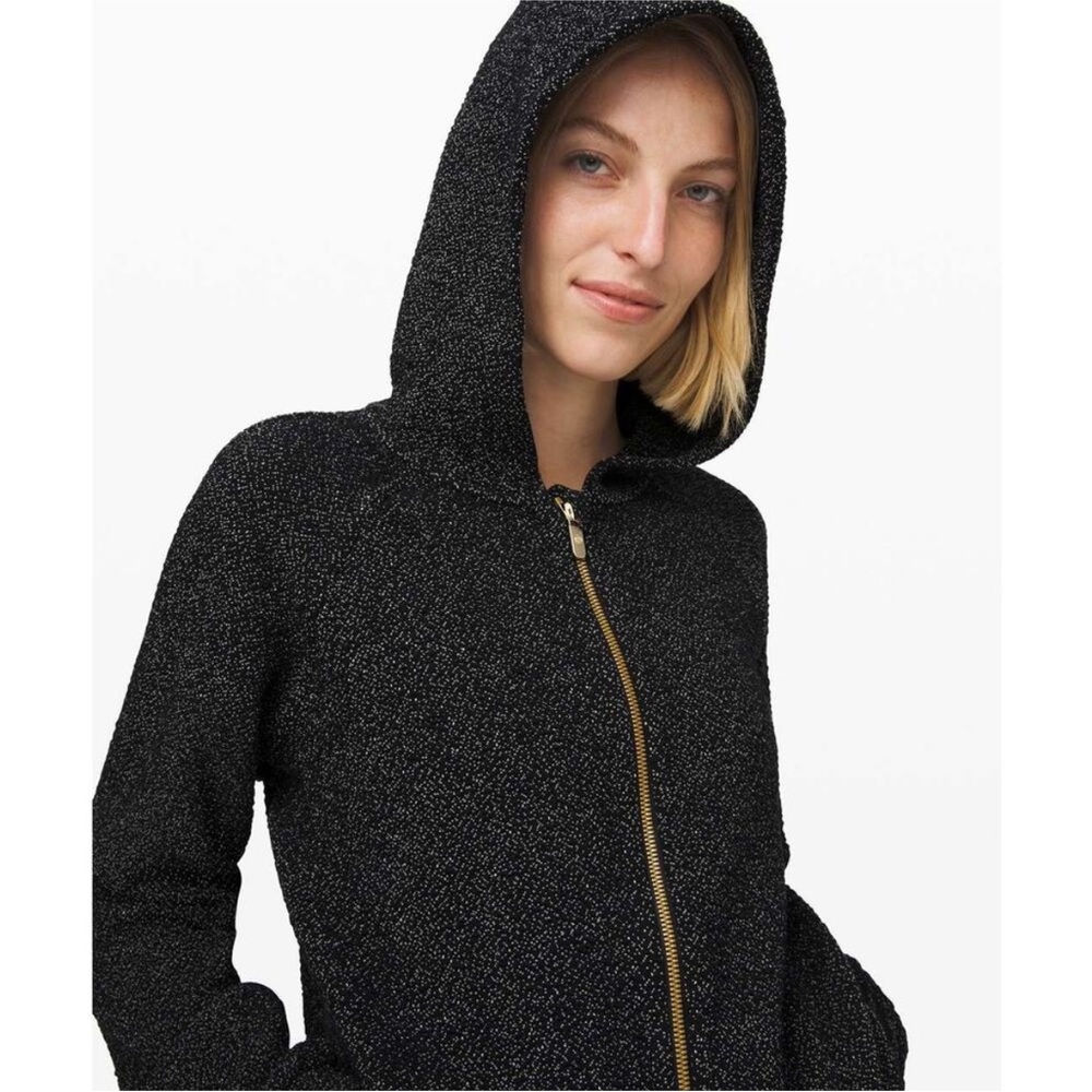 Lululemon Pave New Ways Full-Zip Black / White Size Small‎ Casual Travel Layer